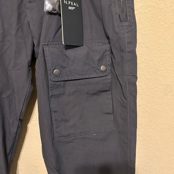 NWT N. Peal 007 Combat Trousers Pants Mens Large Gray James Bond No Time to Die - Picture 5 of 11